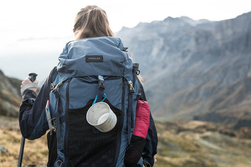 backpack hiking for womens Osprey Eja 58 Women's Backpack, Deep Teal / M/L loading main compartment or secondary bottom access Best Women's Backpacking Packs of