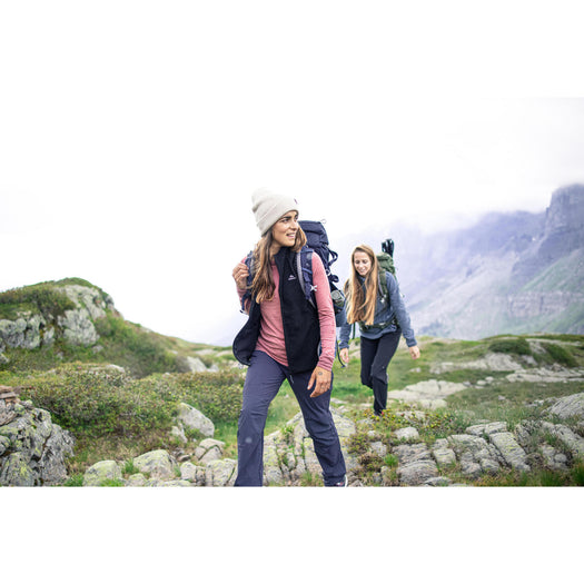 Women's Hiking Fleece Gilet - MH120, black Image 1 of 5
