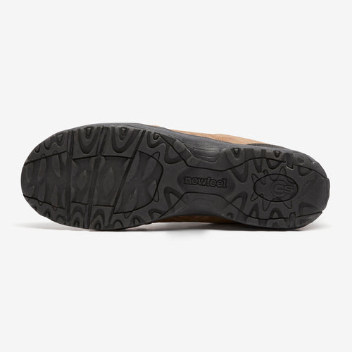 A photo of the Newfeel Nakuru Comfort Leather Power Walking Shoes Men's in use