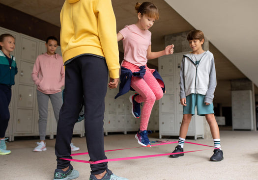 Domyos Educational Gymnastics Band Kids', light crimson Image 4 of 5