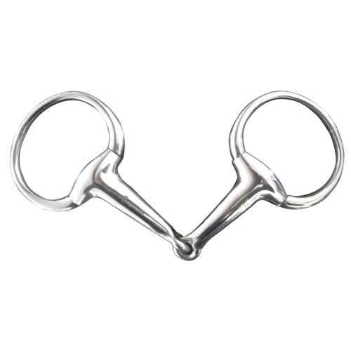 A photo of the Horseback Riding Stainless Steel Full Bit for Horse or Pony in use