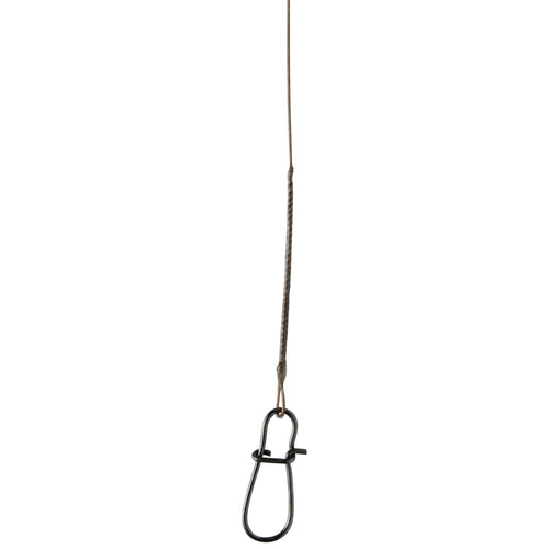 A photo of the Predator Fishing Leader Swivel + Clip 11 lbs x3 Resifight 19 in use
