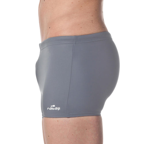 A photo of the Nabaiji 100 Boxer Swimming Shorts Men's in use