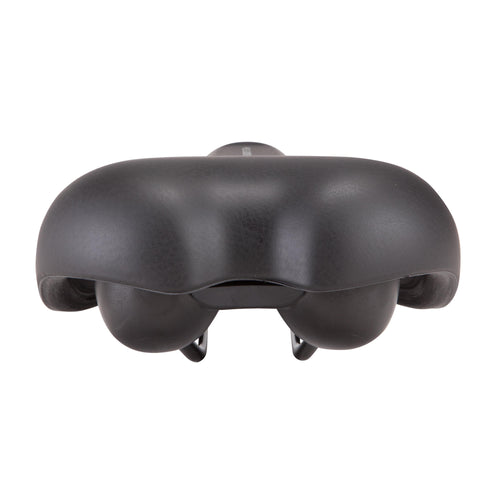 A photo of the Btwin 500 Backpacking Bike Saddle in use