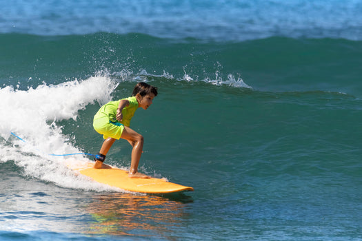 Short Sleeved UV Rash Guard Surfing T-Shirt Kids', apple green Image 2 of 5