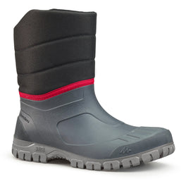Men's Warm Waterproof Snow Boots - SH100, Image of