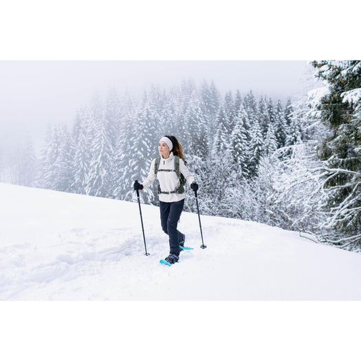 Women's Warm and Waterproof Hiking Boots - SH500 mountain MID, black Image 3 of 4