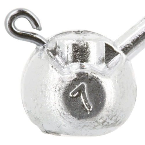 A photo of the Round jig head for fishing with soft lures ROUND JIG HEAD x 15 10 g in use