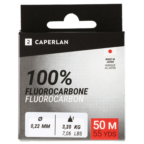 A photo of the FISHING LINE 100% FLUOROCARBON 50 M in use