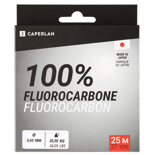 A photo of the FISHING LINE 100% FLUOROCARBON 25 M in use