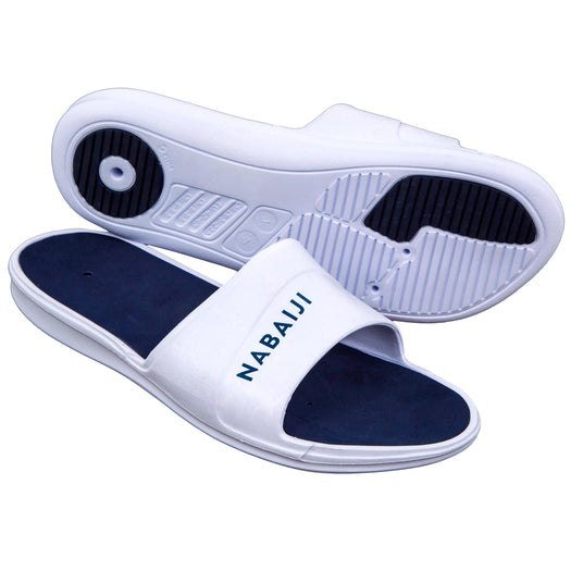 Nabaiji Slap 500 Pool Sandals Men's, white Image 3 of 3