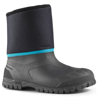 CHILDREN'S WARM WATERPROOF HIKING SNOW BOOTS- SH100 - KIDS' 8C - 4, Image of