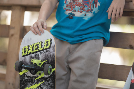 Oxelo MID5 Monkey Complete Freestyle Skateboard 31'''x7.75'', black Image 1 of 5