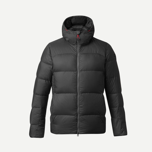 Forclaz Men's MT900 Hooded Down Puffer Jacket, whale gray Image 3 of 7