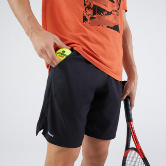 Men's Tennis Shorts Essential+ - Black, Image of