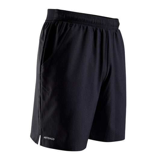 Men's Tennis Shorts Essential+ - Black, black Image 4 of 4