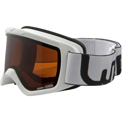 A photo of the Wedze G 140 Good Weather Ski and Snowboard Goggles in use