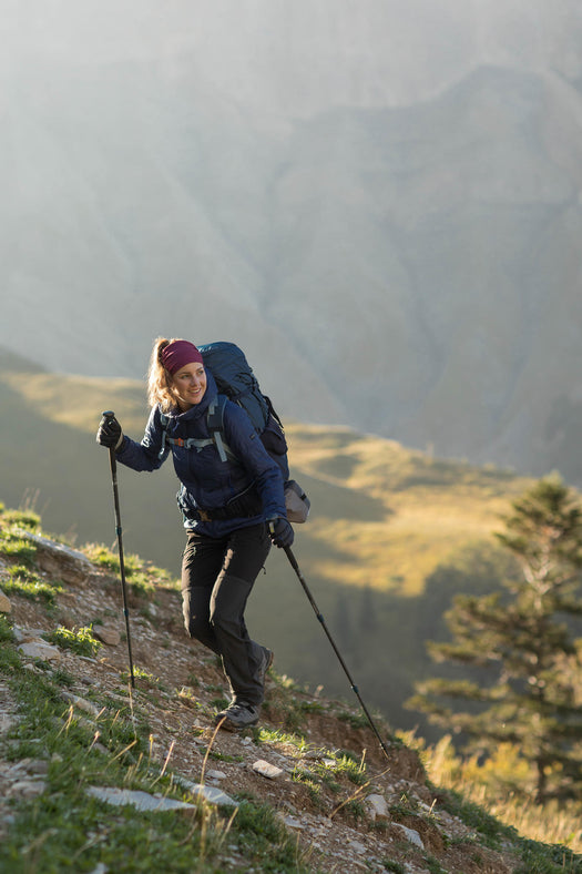 1 Anti-shock Hiking Pole - MT500 Anti-shock Grey, dark gray Image 2 of 3