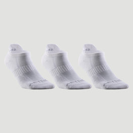 Low Sports Socks RS 500 Tri-Pack - White, Image of
