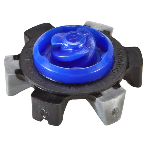 A photo of the Inesis Tri Lok Golf Shoe Spikes 18-Pack in use