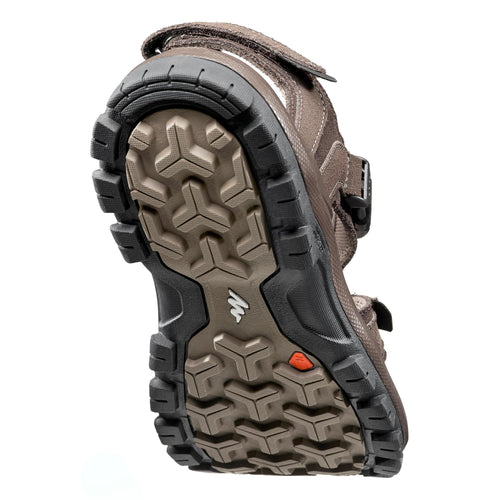 A photo of the Quechua NH120 Hiking Sandals Men's in use