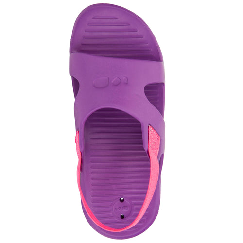 A photo of the Nabaiji Slap 100 Pool Sandals Kids' in use