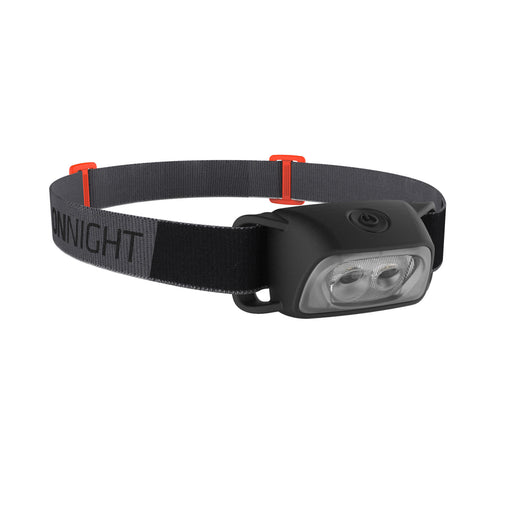 Forclaz ONNIGHT 100 Battery-Powered 80 Lumens Hiking Head Lamp, black Image 2 of 2