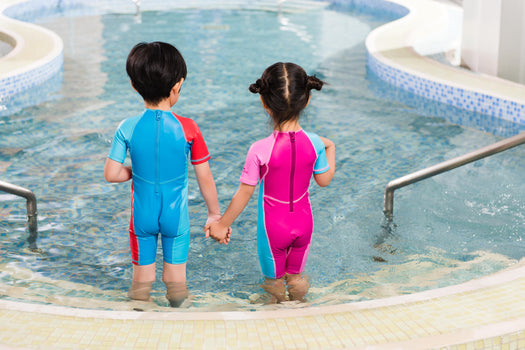 Nabaiji Kloupi Shorty Swimsuit Babies', cyan blue Image 1 of 2