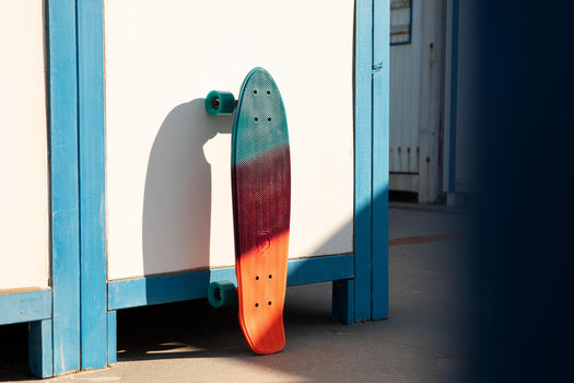 Oxelo Big Yamba 120 Complete Cruiser Skateboard 26.8''x7.5'', teal green Image 2 of 5