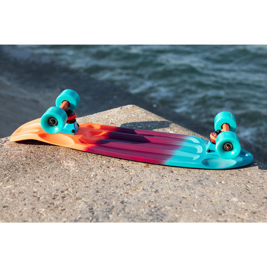 Oxelo Big Yamba 120 Complete Cruiser Skateboard 26.8''x7.5'', teal green Image 4 of 5