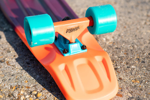 Oxelo Big Yamba 120 Complete Cruiser Skateboard 26.8''x7.5'', teal green Image 3 of 5