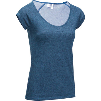 Women's Gym & Pilates Slim-Fit Short-Sleeved T-Shirt, Image of