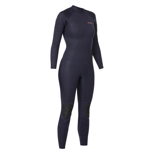 SURF 100 Neoprene wetsuit 2 2 mm women's Marine blue back zip, navy blue Image 2 of 2