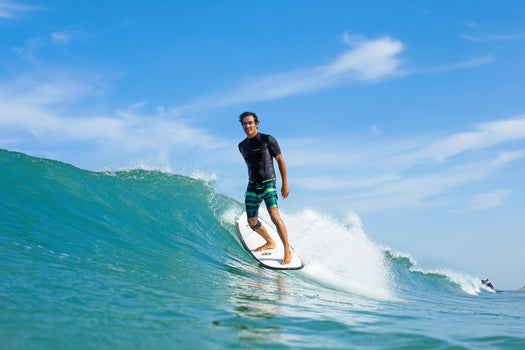 Short-Sleeved UV Rash Guard Surfing T-Shirt Men's, galaxy blue Image 5 of 9
