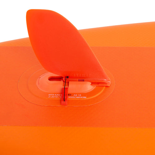A photo of the Itiwit SUP Touring Inflatable Stand Up Paddle Board Fin Size L in use