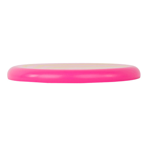 A photo of the Flying Disc - Pink Flag in use