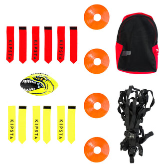 Kipsta AF100 12 Player Flag Football Set Kids', Image of