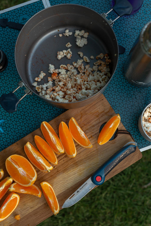 Quechua Non-Stick Stainless Steel 4-Person 24-Piece Camp Cookset 3.5 L, dark gray Image 1 of 5
