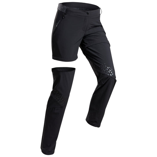 Quechua MH550 Convertible Hiking Pants Women's, black Image 4 of 4