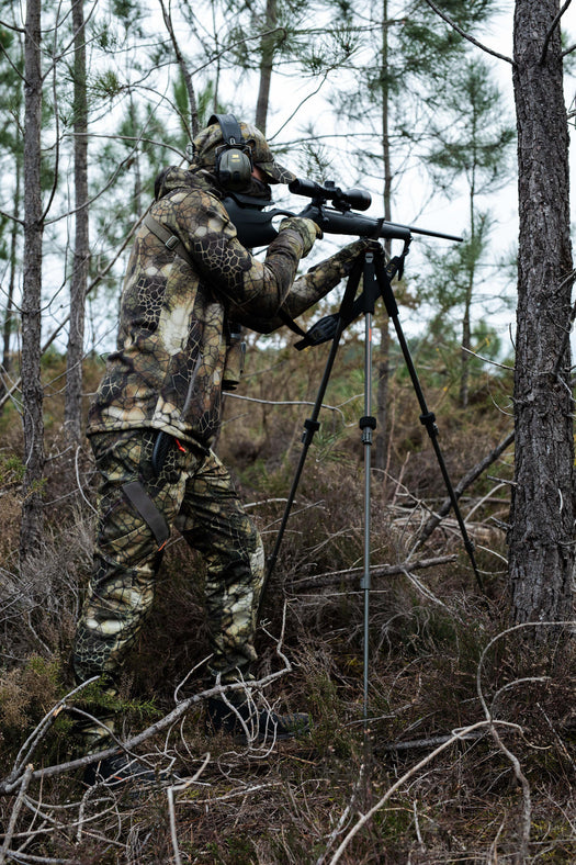 Solognac Furtiv 900D Silent Breathable Hunting Pants Men's, camo Image 2 of 3