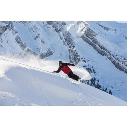 Men's Snowboarding and Skiing Jacket SNB JKT 500, black Image 1 of 5