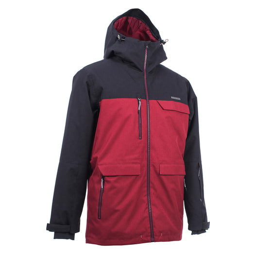 Men's Snowboarding and Skiing Jacket SNB JKT 500, black Image 5 of 5