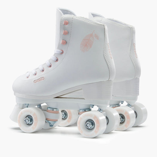 Oxelo Quad Artistic Roller Skate 54mm 85A Adult, snow white Image 5 of 5