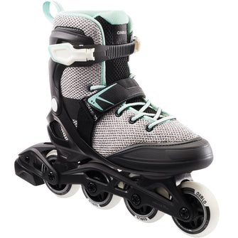 Oxelo FIT100 Inline Fitness Roller Skate 76mm 80A Women, Image of