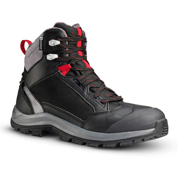 Men s Warm and Waterproof Hiking Boots SH500 mountain MID Decathlon