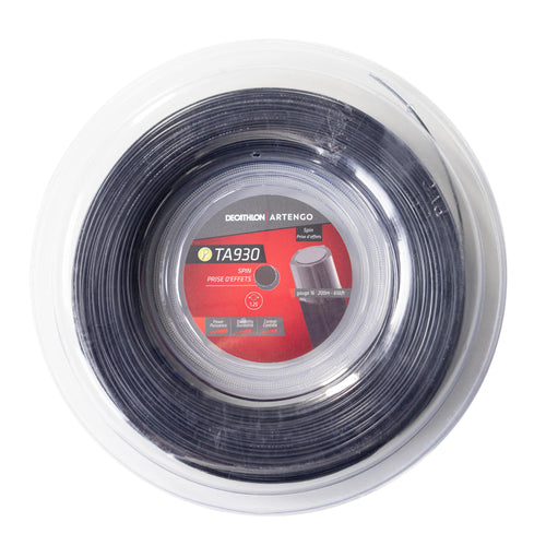 A photo of the Artengo 1.25 mm 200 m (219 yards) Pentagonal Monofilament Tennis String Reel in use