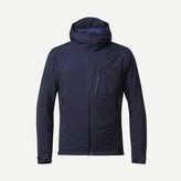 Windbreaker jacket - softshell - warm Merino wool - MT900 - men's, Image of