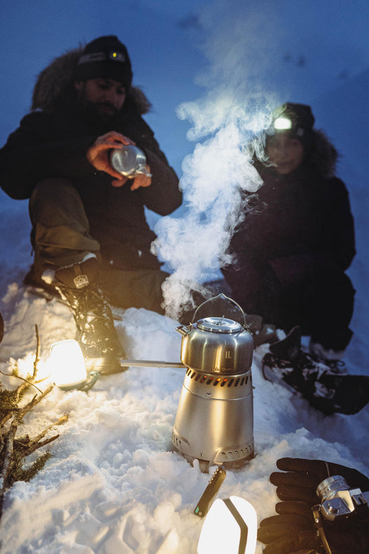 Quechua MH500 1 L Stainless Steel Camping Kettle, dark gray Image 1 of 5