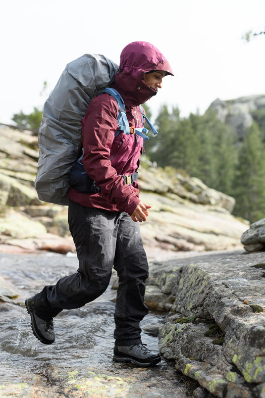 Women's waterproof overPants – 25000 mm of water – sealed seams - MT500, carbon gray Image 2 of 3