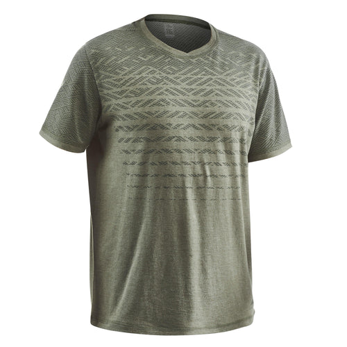 A photo of the NH550 Fresh Hiking T-Shirt Men's in use